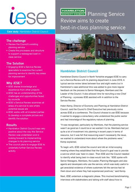 Planning Services Review .